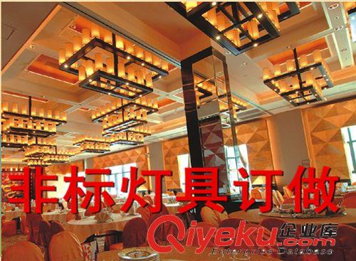 簡約現(xiàn)代回形長方形燈售樓部專賣場大廳正方形水晶棒燈具批發(fā)訂做