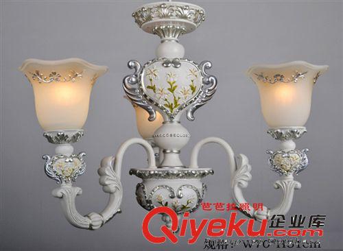 熱銷歐式鐵藝8頭餐廳吊燈 田園客廳臥室吊燈 中山吊燈燈飾廠家原始圖片2