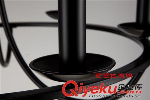 北歐美式鄉(xiāng)村宜家鐵藝吊燈 地中海復(fù)古懷舊客廳臥室餐廳書房燈具原始圖片2