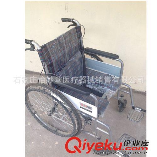 輪椅三折座可折疊帶坐便老人用品老人車批發一件代發原始圖片3