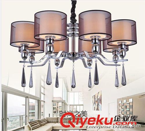 現代簡約水晶吊燈 客廳燈餐廳燈臥室燈酒店工程專用現貨批發