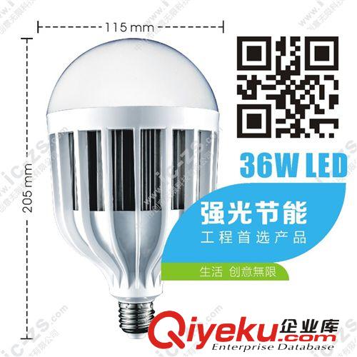 廠家直銷 zp E27 Bulb 工程系列 36W 球泡 LED球泡燈 塑料球泡
