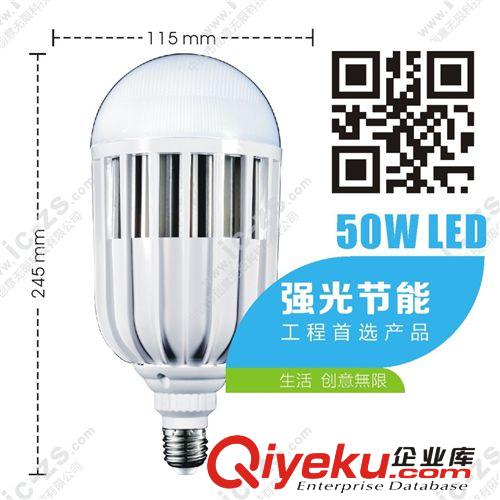 廠家直銷 zp 工程系列 50W Bulb 燈泡 LED 球泡 塑料 球燈泡