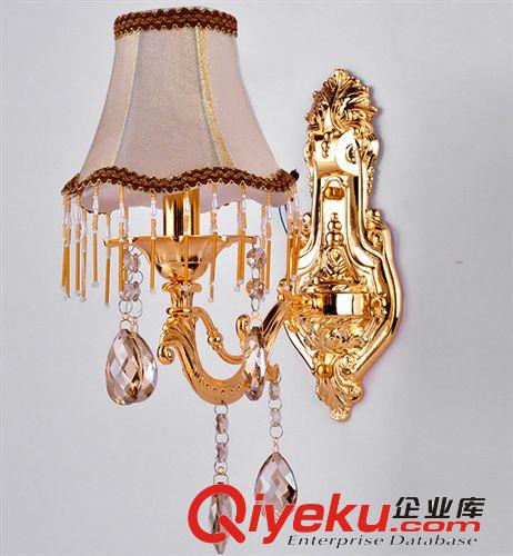 包郵  歐式蠟燭辛合金壁燈床頭燈客廳壁燈飾臥室壁燈蠟燭水晶壁燈原始圖片2