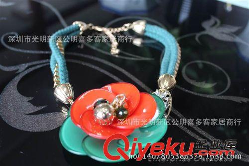2014 新款歐美時尚玫瑰花系列 項鏈廠家直銷  速賣通淘寶熱賣