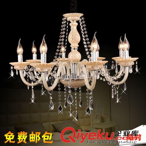 歐式水晶吊燈 黃色led客廳吸頂燈創(chuàng)意地?cái)偀豳u(mài)客廳燈飾彎管燈