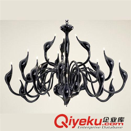 現(xiàn)代簡約吊燈 白色天鵝時尚創(chuàng)意客廳餐廳臺燈落地燈批發(fā)燈具原始圖片3