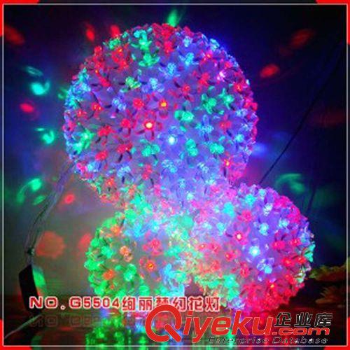 夜市地攤貨源夢幻閃光變色水晶球花燈/驚艷的圣誕節禮品裝飾燈原始圖片2