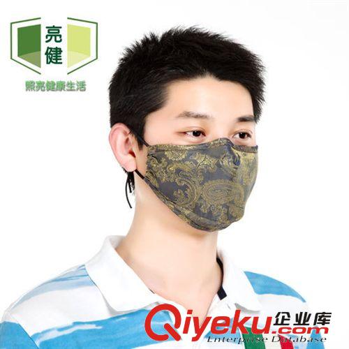 亮鍵活性炭防塵防曬防霧霾pm2.5復(fù)古宮廷防護N95口罩廠家批發(fā)原始圖片2