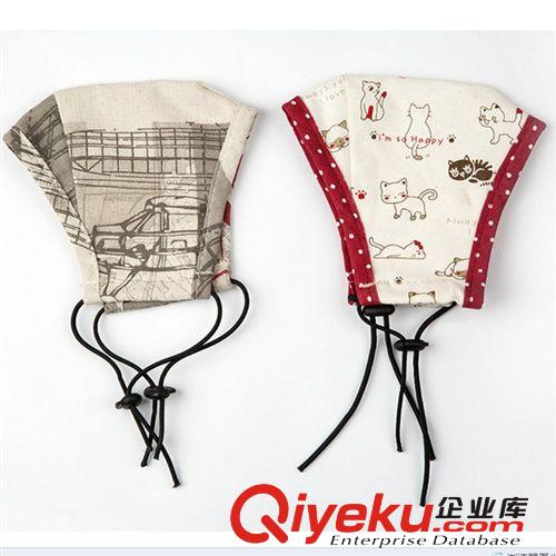 韓版棉麻甜美卡通pm2.5防護口罩 防塵防霧霾掛耳式情侶季口罩原始圖片3