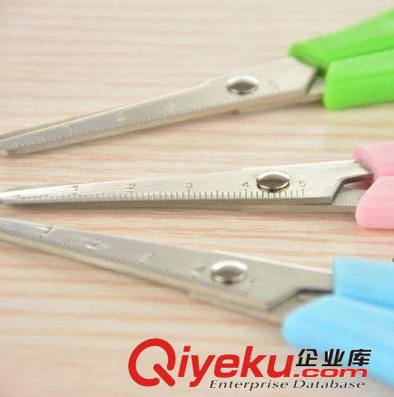 韓版卡通兒童小剪刀 不銹鋼手工剪子剪紙刀美工辦公用品 帶保護套原始圖片3