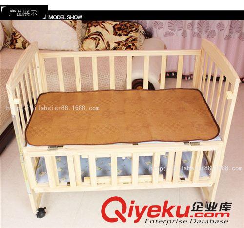 寶寶睡籃涼席嬰兒床席夏季tr御藤亞席透氣墊嬰兒席幼兒園床草席原始圖片2