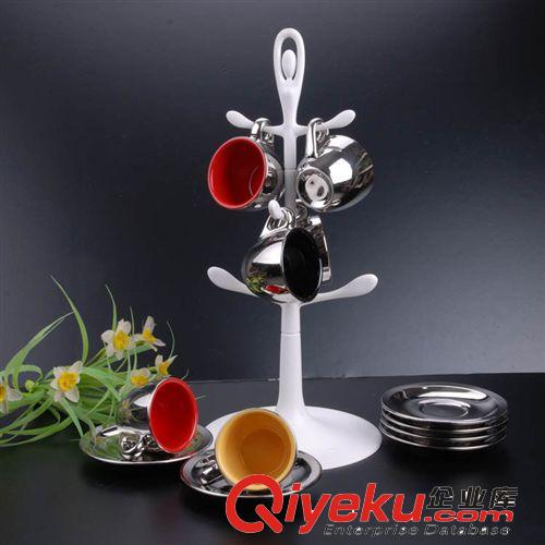 大尊咖啡杯批發(fā) 情侶杯子 廣告杯子批發(fā)  zakka杯子 B08  1杯1碟原始圖片2