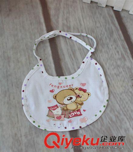 紗布印花口水巾全棉紗布嬰兒圍嘴圍兜口水巾 30030-8（2條/包）原始圖片2