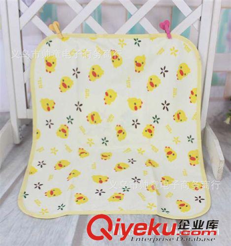 小號卡通黃色的小鴨圖案隔尿墊 毛巾面透氣防水（40*50） 9010原始圖片2