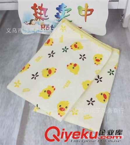 小號卡通黃色的小鴨圖案隔尿墊 毛巾面透氣防水（40*50） 9010原始圖片3