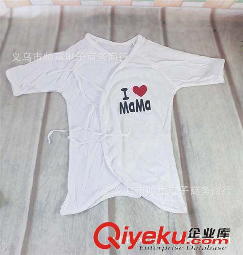 日之良品我愛爸媽薄款蝴蝶衣 新生兒全棉系帶短袖哈衣蝴蝶衣4039原始圖片3