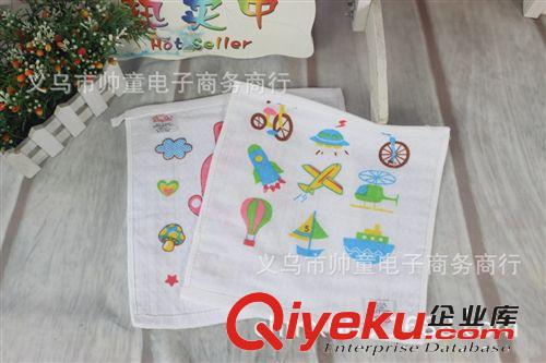 蜂巢紗布毛巾寶寶毛巾  25*25厘米童巾嬰兒手帕/柔軟紗布2309原始圖片2