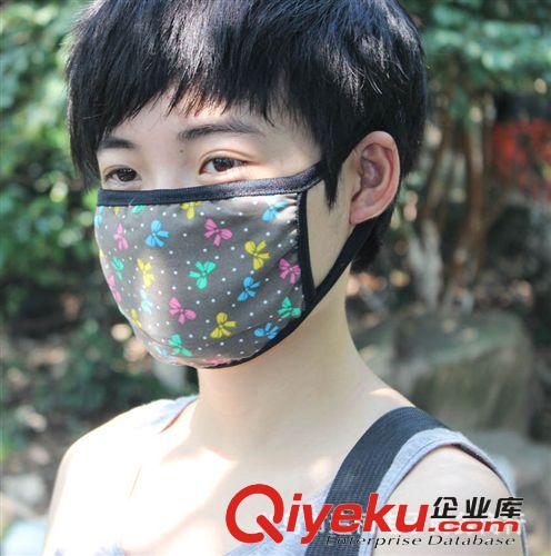 口罩韓國時(shí)尚冬 防霧霾純棉保暖口罩學(xué)生口罩煙防塵可愛碎花口罩
