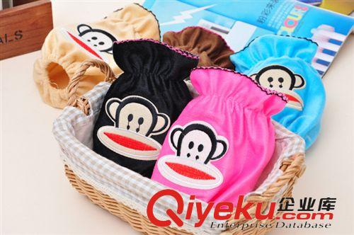 新款兒童卡通短袖套超柔刺繡套袖可愛 袖套廠家直銷大嘴猴袖套原始圖片3