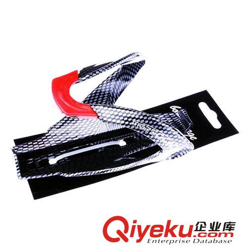自行車水壺架 碳纖維紋理水壺架 gd塑料V型 水壺架批發(fā)原始圖片3