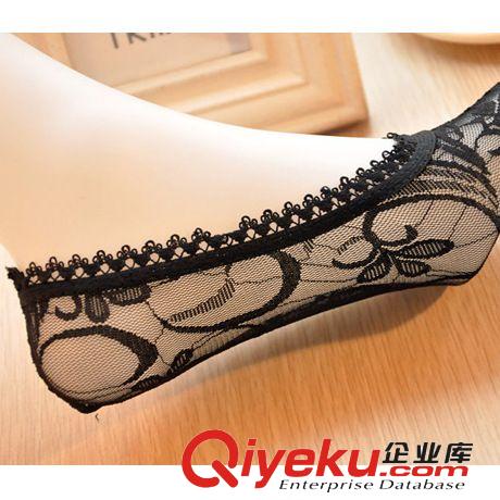 4094 夏季熱賣爆款 防脫防掉淺口蕾絲花邊船襪 女士隱形襪原始圖片2