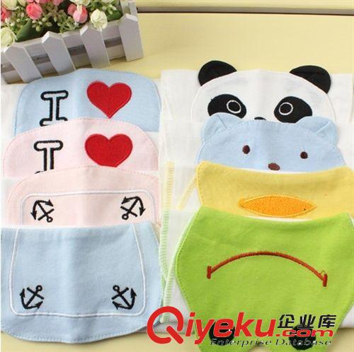 考拉刺繡吸汗巾 千趣會(huì) 棉紗布 兒童20*27四層 墊背巾