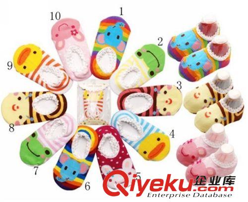 【男】日本原單卡通純棉防滑底地板襪 男寶寶點膠小童襪批發(fā)