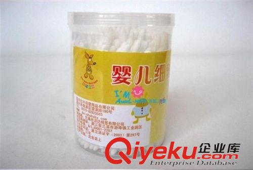 棉簽 袋鼠寶寶zp 純棉嬰兒細棒棉簽 掏耳 寶寶棉棒 180支/瓶原始圖片2
