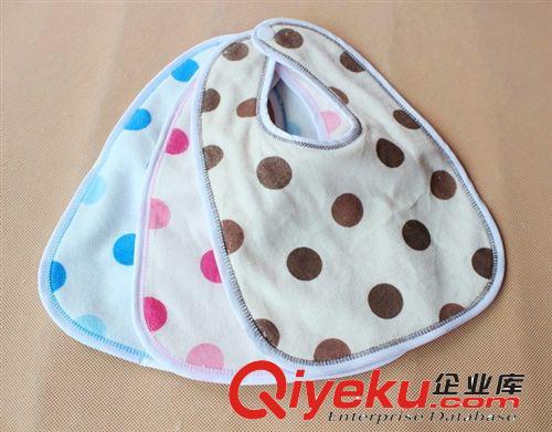 寶寶防水口水兜/天鵝絨防水圍嘴 嬰幼兒用品批發