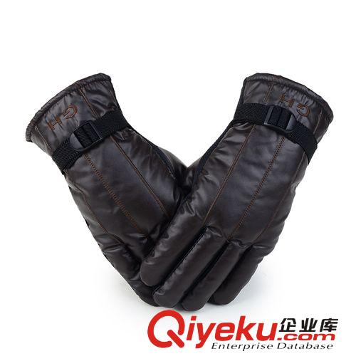 男士手套 冬天保暖皮手套 休閑商務(wù)PU手套 防風(fēng)防寒仿鹿皮手套
