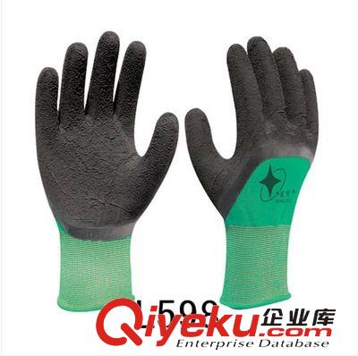zp星宇l598尼龍紗線乳膠發(fā)泡半浸手套抓力耐磨勞保手套勞保批發(fā)