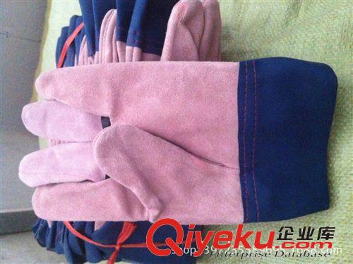 批發短皮手套工業手套勞保手套電焊手套搬運耐磨防火焊工zp透氣原始圖片3