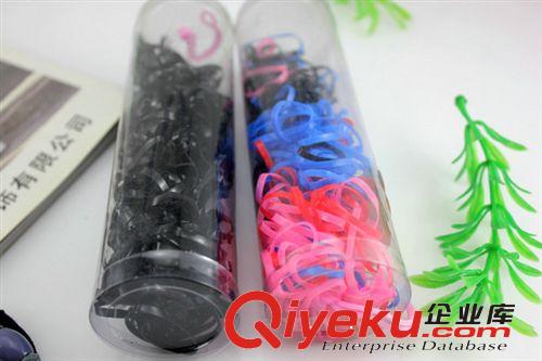 淘寶熱賣糖果色兒童桶裝發圈皮筋批發 韓版可愛扎頭繩發飾原始圖片2