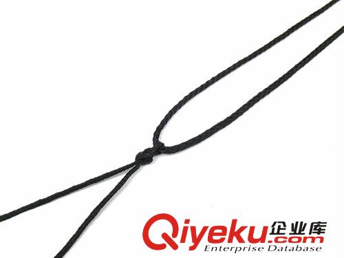 批發民族風簡單項鏈繩子 diy飾品配件 配金美晶手工編織項鏈繩原始圖片2