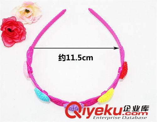 韓版兒童飾品 珍珠款頭箍批發(fā) 5顆米奇發(fā)箍 2元店 地攤包郵 B122原始圖片3