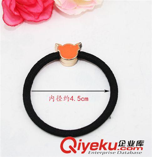 韓國卡通發(fā)圈 時尚糖果色滴油五角星發(fā)繩 兒童頭繩 2元店飾品批發(fā)原始圖片3