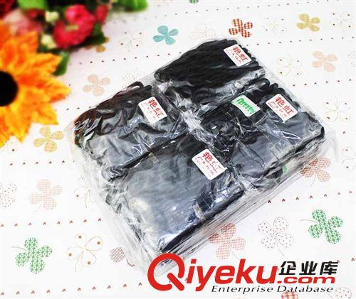 大號毛線橡皮筋 理發店盤頭發必備用具 艷紅打底發繩 2元店飾品原始圖片2