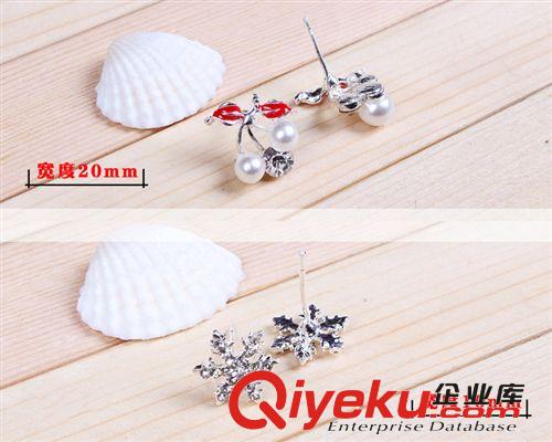 韓國耳飾 多款gd925鍍銀耳釘 9.9元店貨源 義烏小飾品 F107原始圖片3