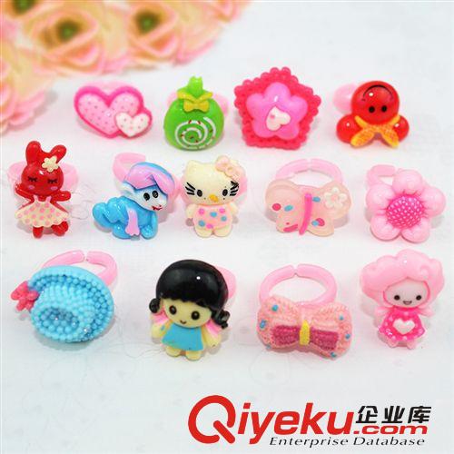 韓國(guó)兒童飾品批發(fā) 兒童水鉆開(kāi)口戒指 動(dòng)物卡通 兒童糖果色戒指