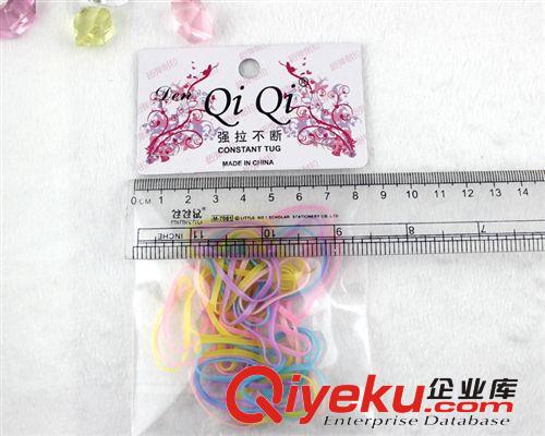 廠家直批 韓版兒童橡皮筋頭繩 強拉不斷透明袋裝彈力發圈兒童發飾原始圖片3