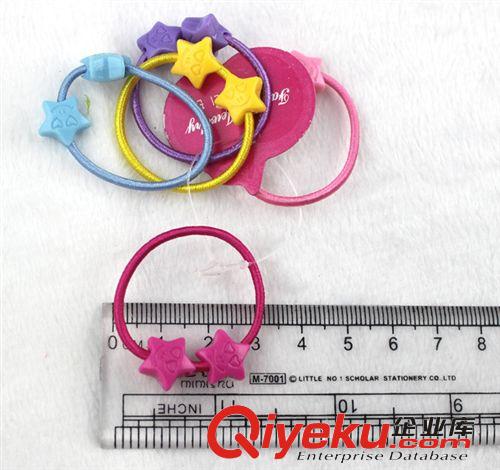 2元店飾品 韓版糖果色米奇頭兒童發(fā)圈 韓版發(fā)飾 皮筋頭繩批發(fā)原始圖片3