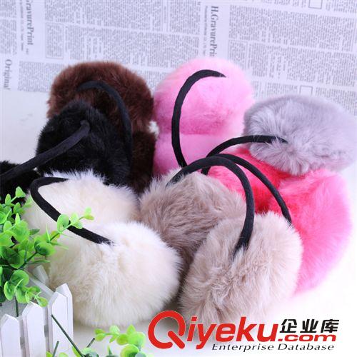 爆款雙色仿兔毛耳罩 新品秋冬保暖耳套 上帶耳罩可收長短廠家直批