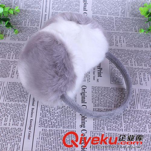 爆款雙色仿兔毛耳罩 新品秋冬保暖耳套 上帶耳罩可收長短廠家直批原始圖片3