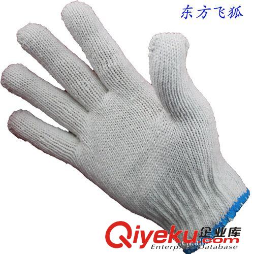 電腦編織漂白800克義烏棉紗勞保防護(hù)手套 量大從優(yōu)