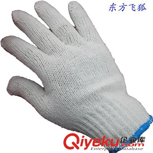 電腦編織漂白800克義烏棉紗勞保防護(hù)手套 量大從優(yōu)
