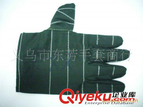 供應(yīng)雙層牛仔布雜布普通勞保防護(hù)手套 量大從優(yōu)原始圖片3