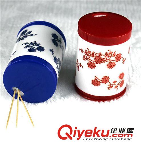 A8877生活用品 青花色多功能調味盒 特色牙簽盒 一元兩元店原始圖片2