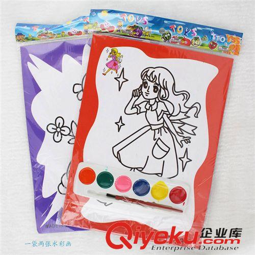 6046  益智繪畫水彩畫畫筆 水彩顏料套裝批發 一元兩元店熱賣原始圖片3