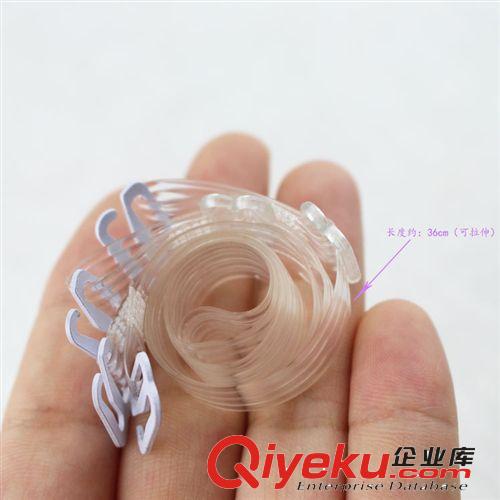 5526 防走光隱形帶 女性必備硅膠質(zhì) 文胸帶肩帶 一元兩元店貨源原始圖片3